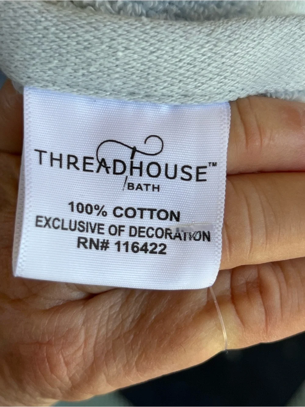 (2) Thread house Classic Plush Light Blue Bath TowelSoft & Absorbent 100% cotton